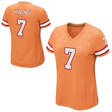 ＃7 Women's Bucky Irving Orange Game Tampa Bay Buccaneers Alternate Jersey