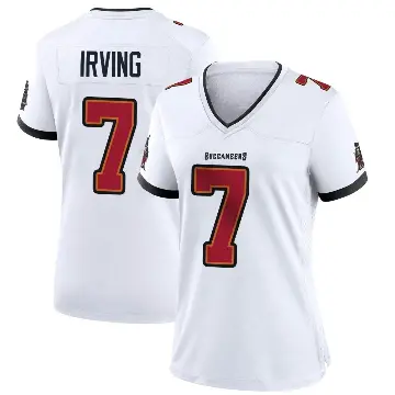 ＃7 Women's Bucky Irving White Game Tampa Bay Buccaneers Jersey