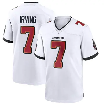 ＃7 Youth Bucky Irving White Game Tampa Bay Buccaneers Jersey