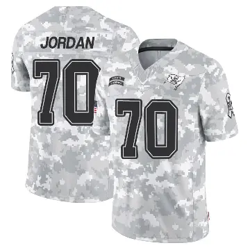 ＃70 Men's Michael Jordan Arctic Camo Limited Tampa Bay Buccaneers 2024 Salute to Service Jersey