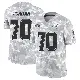 ＃70 Men's Michael Jordan Arctic Camo Limited Tampa Bay Buccaneers 2024 Salute to Service Jersey