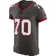 ＃70 Men's Michael Jordan Elite Tampa Bay Buccaneers Pewter Alternate Vapor Jersey