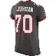 ＃70 Men's Michael Jordan Elite Tampa Bay Buccaneers Pewter Alternate Vapor Jersey