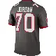 ＃70 Men's Michael Jordan Legend Tampa Bay Buccaneers Pewter Alternate Jersey