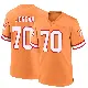 ＃70 Men's Michael Jordan Orange Game Tampa Bay Buccaneers Throwback Jersey