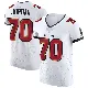 ＃70 Men's Michael Jordan White Elite Tampa Bay Buccaneers Vapor Jersey