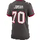 ＃70 Women's Michael Jordan Game Tampa Bay Buccaneers Pewter Alternate Jersey