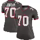 ＃70 Women's Michael Jordan Legend Tampa Bay Buccaneers Pewter Alternate Jersey