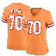 ＃70 Women's Michael Jordan Orange Game Tampa Bay Buccaneers Throwback Jersey