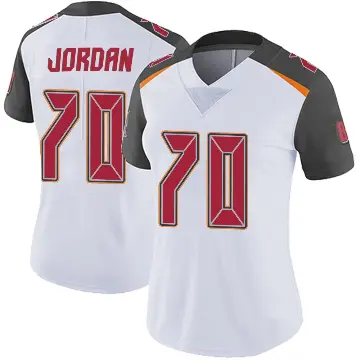 ＃70 Women's Michael Jordan White Limited Tampa Bay Buccaneers Vapor Untouchable Jersey