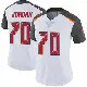 ＃70 Women's Michael Jordan White Limited Tampa Bay Buccaneers Vapor Untouchable Jersey