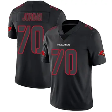 ＃70 Youth Michael Jordan Black Impact Limited Tampa Bay Buccaneers Jersey