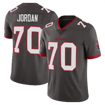 ＃70 Youth Michael Jordan Limited Tampa Bay Buccaneers Pewter Alternate Vapor Jersey