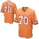 ＃70 Youth Michael Jordan Orange Game Tampa Bay Buccaneers Alternate Jersey