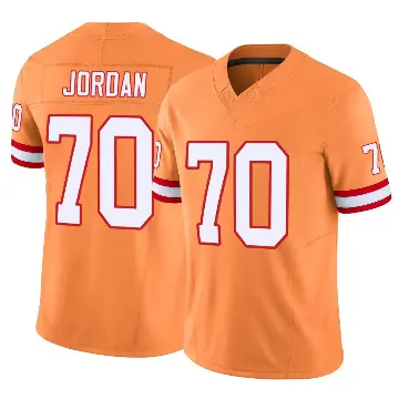 ＃70 Youth Michael Jordan Orange Limited Tampa Bay Buccaneers Vapor F.U.S.E. Jersey