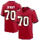 ＃70 Youth Michael Jordan Red Game Tampa Bay Buccaneers Team Color Jersey
