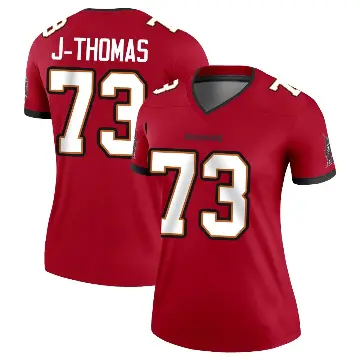＃73 Women's Dvon J-Thomas Red Legend Tampa Bay Buccaneers Jersey