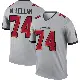 ＃74 Men's Tyler McLellan Gray Legend Tampa Bay Buccaneers Inverted Jersey