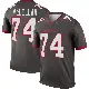 ＃74 Men's Tyler McLellan Legend Tampa Bay Buccaneers Pewter Alternate Jersey