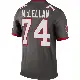 ＃74 Men's Tyler McLellan Legend Tampa Bay Buccaneers Pewter Alternate Jersey