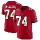 ＃74 Men's Tyler McLellan Red Limited Tampa Bay Buccaneers Team Color Vapor Untouchable Jersey
