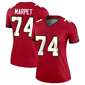 ＃74 Women's Ali Marpet Red Legend Tampa Bay Buccaneers Jersey