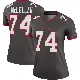 ＃74 Women's Tyler McLellan Legend Tampa Bay Buccaneers Pewter Alternate Jersey