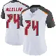 ＃74 Women's Tyler McLellan White Limited Tampa Bay Buccaneers Vapor Untouchable Jersey