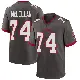 ＃74 Youth Tyler McLellan Game Tampa Bay Buccaneers Pewter Alternate Jersey