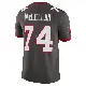 ＃74 Youth Tyler McLellan Limited Tampa Bay Buccaneers Pewter Alternate Vapor Jersey