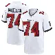 ＃74 Youth Tyler McLellan White Game Tampa Bay Buccaneers Jersey