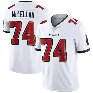 ＃74 Youth Tyler McLellan White Limited Tampa Bay Buccaneers Vapor Untouchable Jersey