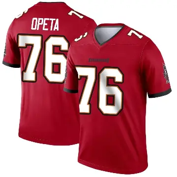 ＃76 Men's Sua Opeta Red Legend Tampa Bay Buccaneers Jersey