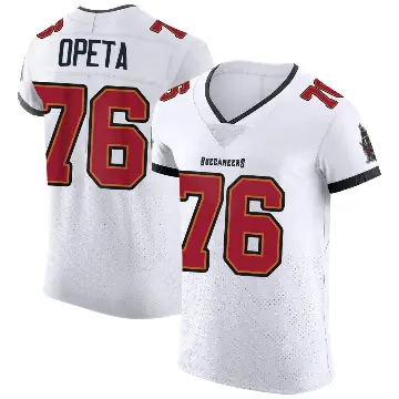 ＃76 Men's Sua Opeta White Elite Tampa Bay Buccaneers Vapor Jersey