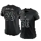 ＃76 Women's Sua Opeta Black Limited Tampa Bay Buccaneers Reflective Jersey