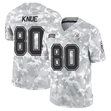 ＃80 Youth Tanner Knue Arctic Camo Limited Tampa Bay Buccaneers 2024 Salute to Service Jersey