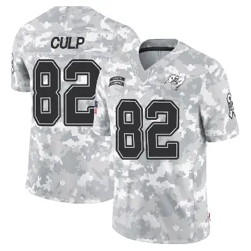 ＃82 Men's Devin Culp Arctic Camo Limited Tampa Bay Buccaneers 2024 Salute to Service Jersey