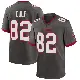 ＃82 Men's Devin Culp Game Tampa Bay Buccaneers Pewter Alternate Jersey