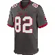 ＃82 Men's Devin Culp Game Tampa Bay Buccaneers Pewter Alternate Jersey
