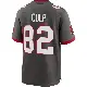 ＃82 Men's Devin Culp Game Tampa Bay Buccaneers Pewter Alternate Jersey