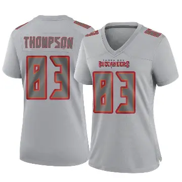 ＃83 Women's Cody Thompson Gray Game Tampa Bay Buccaneers Atmosphere Fashion Jersey