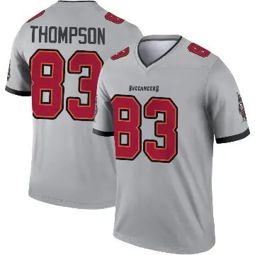 ＃83 Youth Cody Thompson Gray Legend Tampa Bay Buccaneers Inverted Jersey