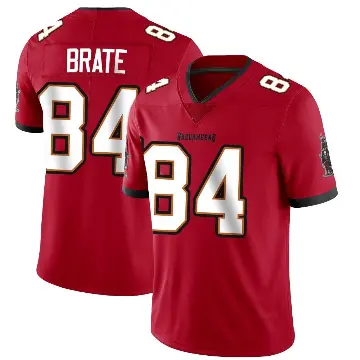 ＃84 Men's Cameron Brate Red Limited Tampa Bay Buccaneers Team Color Vapor Untouchable Jersey