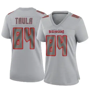 ＃84 Women's Tanner Taula Gray Game Tampa Bay Buccaneers Atmosphere Fashion Jersey