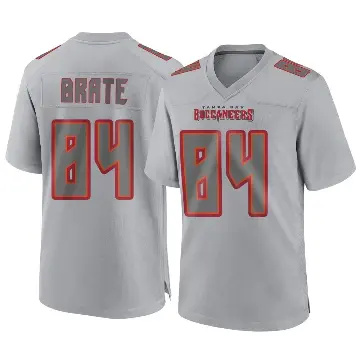 ＃84 Youth Cameron Brate Gray Game Tampa Bay Buccaneers Atmosphere Fashion Jersey