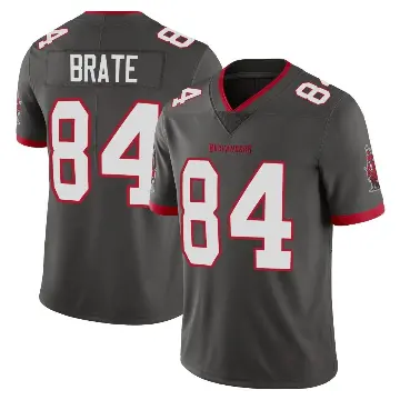 ＃84 Youth Cameron Brate Limited Tampa Bay Buccaneers Pewter Alternate Vapor Jersey