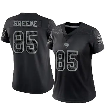 ＃85 Women's Garrett Greene Black Limited Tampa Bay Buccaneers Reflective Jersey