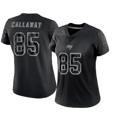 ＃85 Women's Marquez Callaway Black Limited Tampa Bay Buccaneers Reflective Jersey