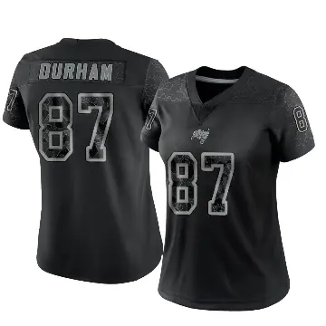 ＃87 Women's Payne Durham Black Limited Tampa Bay Buccaneers Reflective Jersey