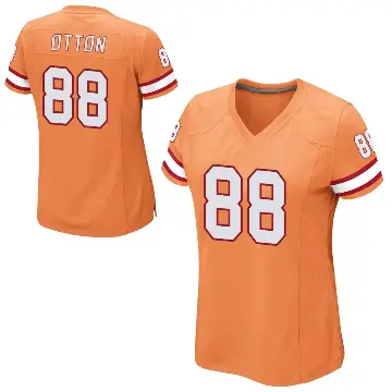 ＃88 Women's Cade Otton Orange Game Tampa Bay Buccaneers Alternate Jersey